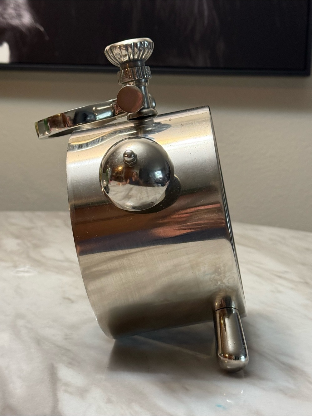 Silver Metal Union clock - Picture 6 of 7